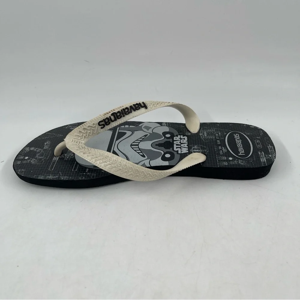 Havaianas Big Kids Star Wars Theme - Size 5 M - Flip Flops Thong Sandals